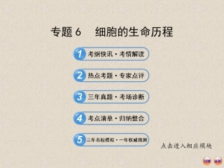 [精]2013高考生物冲刺复习课件：6细胞的生命历程(95张ppt) 2