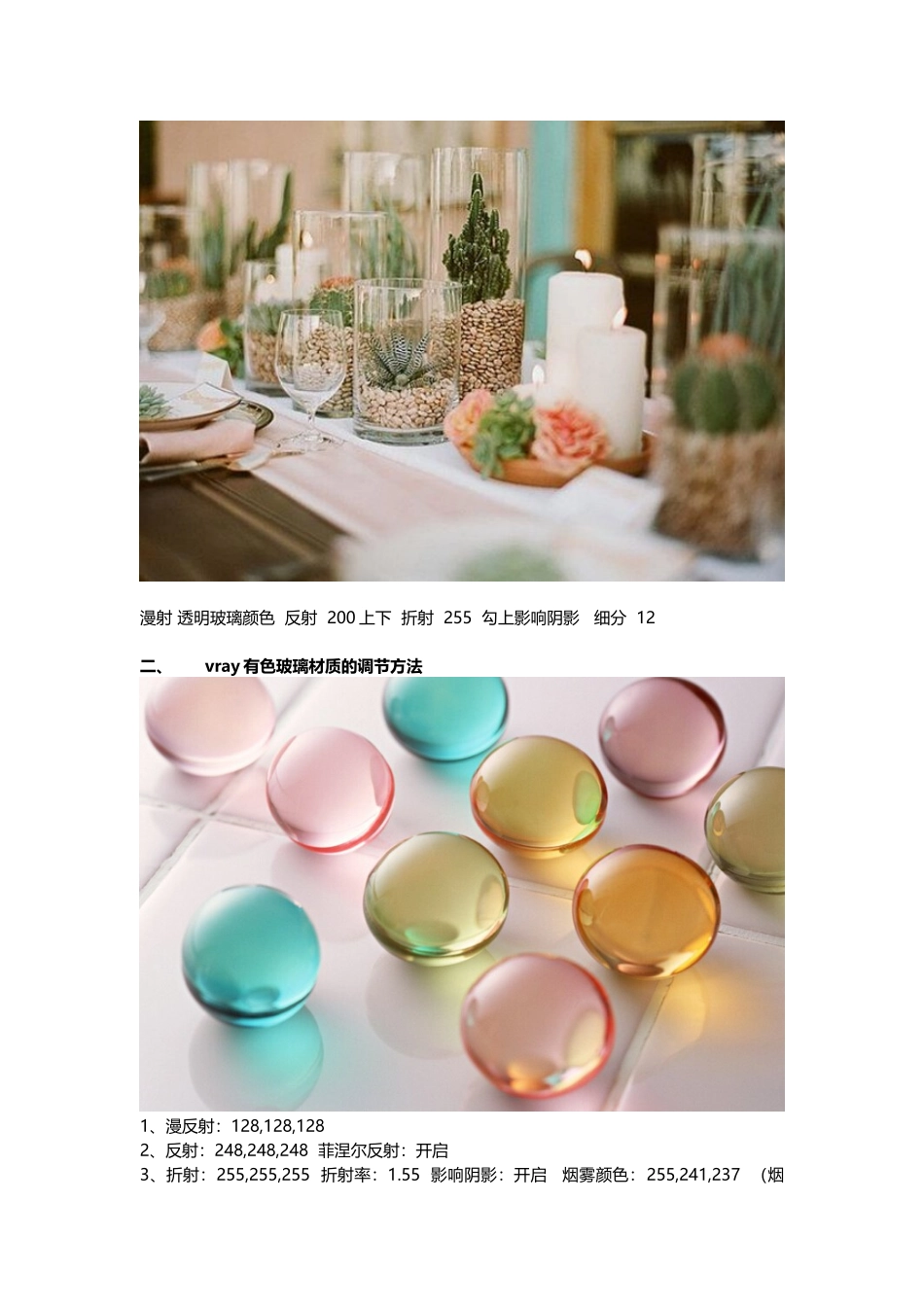 vray玻璃材质参数设置讲解(全)_第2页