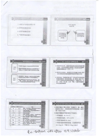 VOC、气味评价学习资料