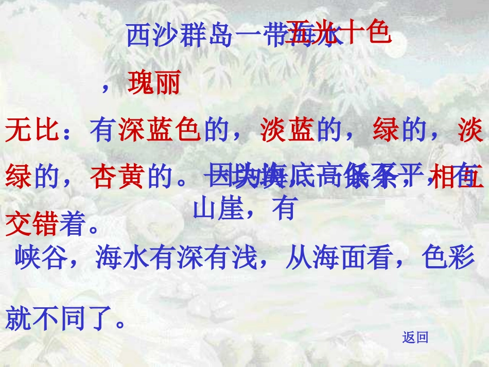 人教版小学语文三年级上册《富饶的西沙群岛》PPT课件-(3)_第2页