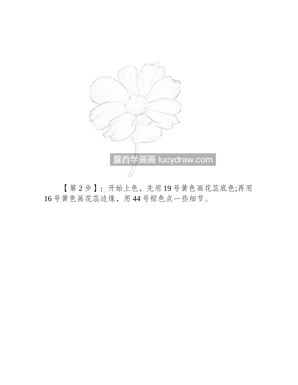 小菊花怎么画_彩铅小菊花的具体绘画步骤有哪些_彩铅画教程1_第2页