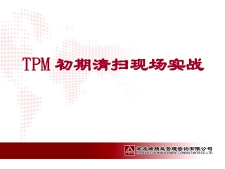 TPM初期清扫现场实战相关表单