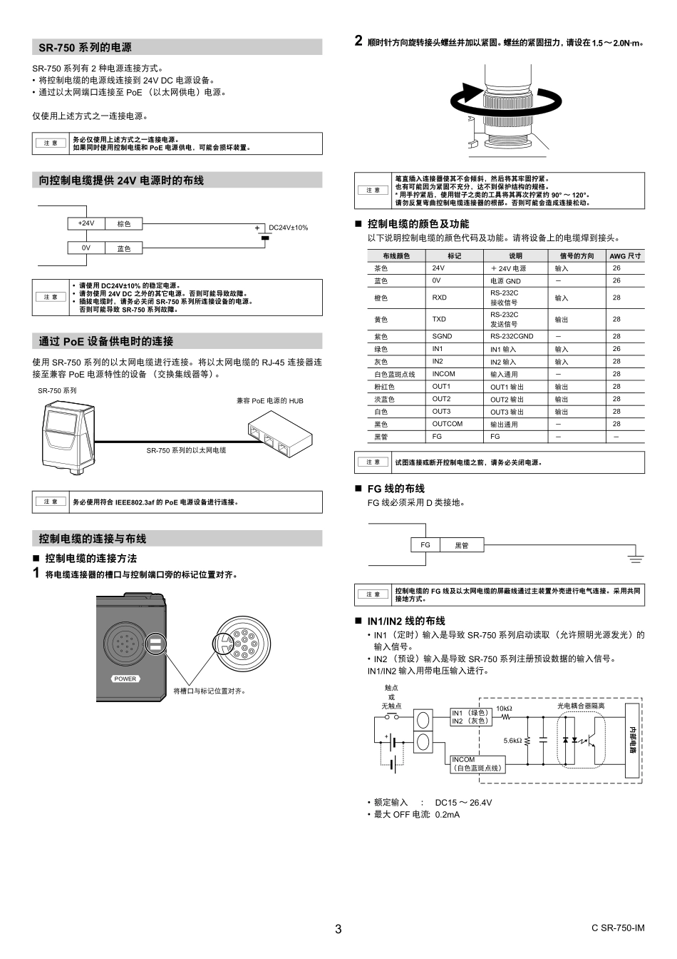 SR-750系列使用说明书_CN_第3页
