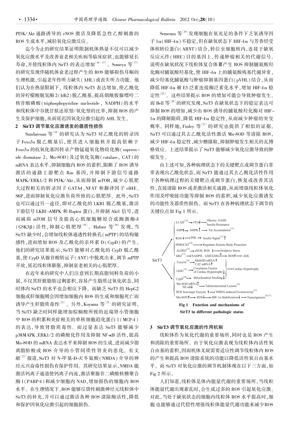 SirT3调节氧化应激作用_第2页