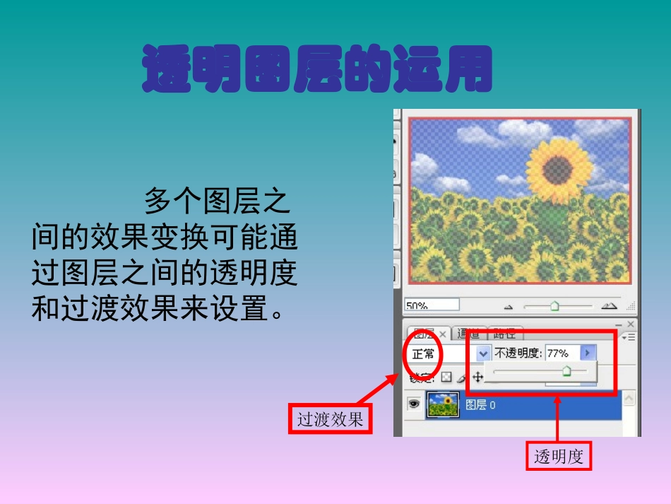 PS透明图层的处理_第1页