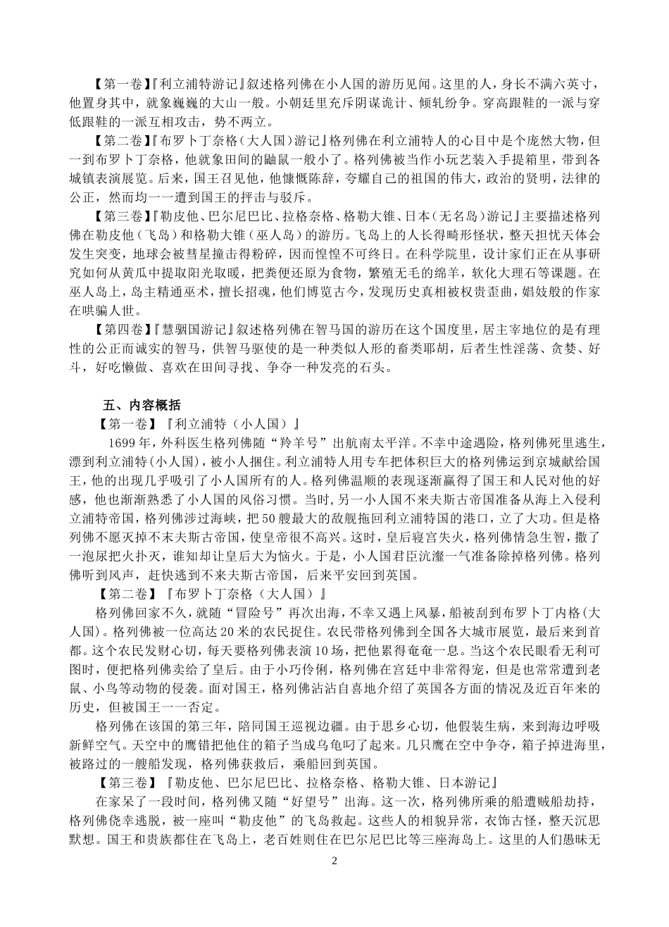 格列佛游记-(2)_第2页