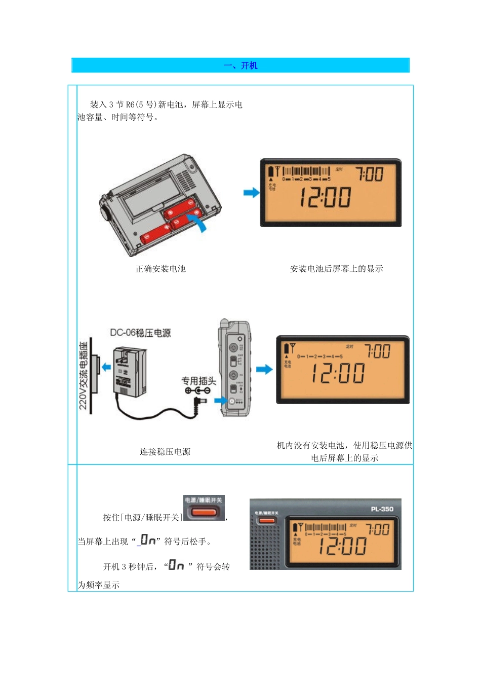 PL350使用说明书_第3页