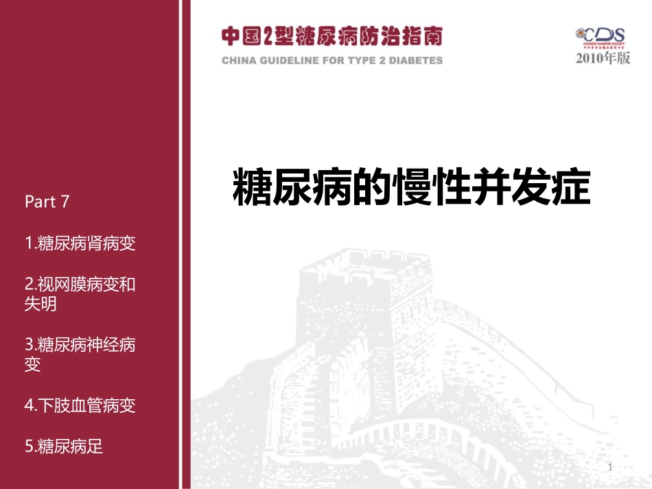 Part7-糖尿病并发症(三)_第1页