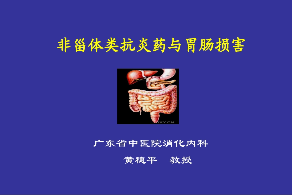 NSAID与胃肠道损伤(2012版)_第1页