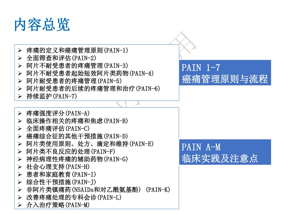 NCCN成人癌痛指南更新解读V2(东莞 4月3日)_第2页