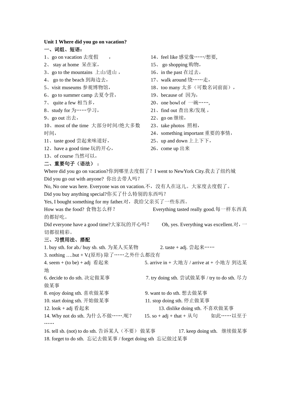 Unit1Wheredidyougoonvacation_第1页