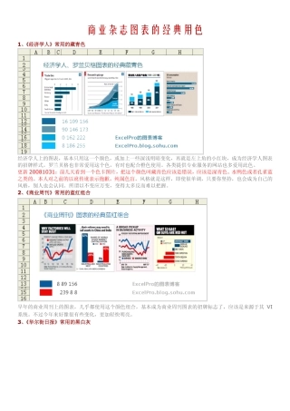 excel图表之配色之道