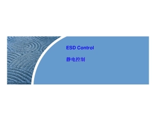 ESD Training Material for Tape Head