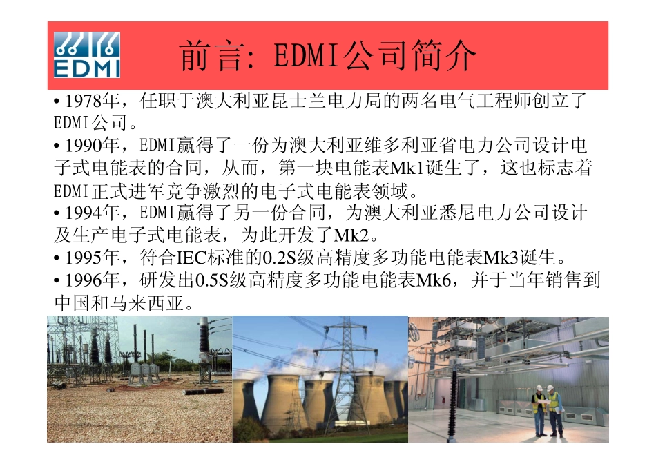 EDMI公司产品介绍会V1.9-Mk6E 0.2S关口表_第2页