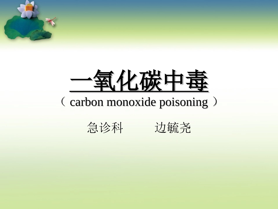 CO中毒---副本_第1页