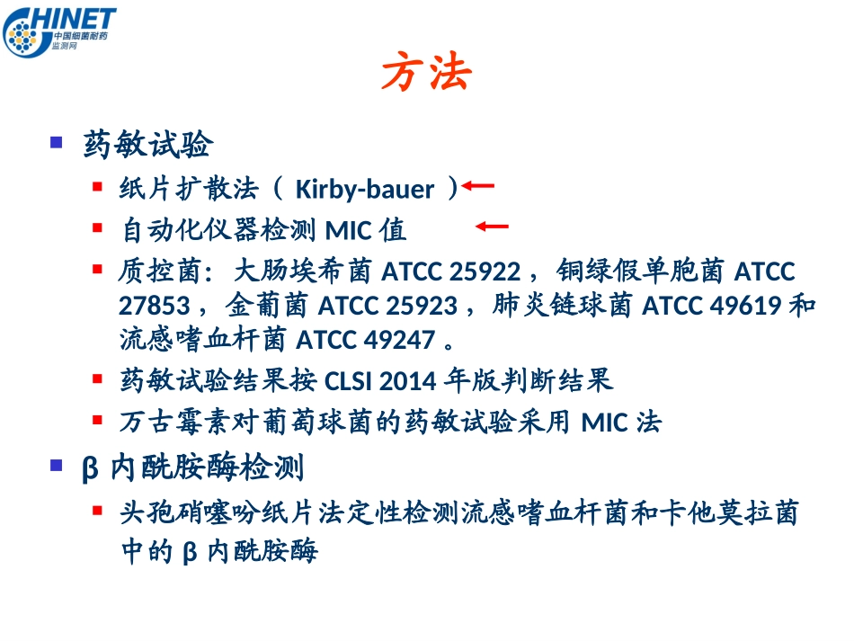 CHINET2014全年耐药监测统计结果(全年)---副本_第3页