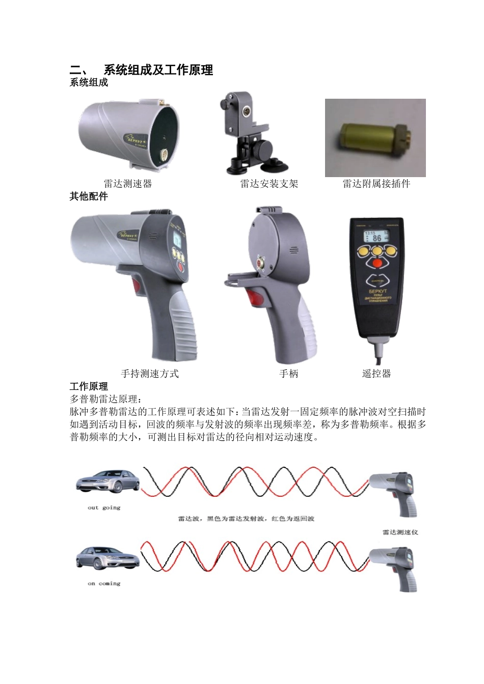 BERKUT金雕雷达测速仪2011_第3页