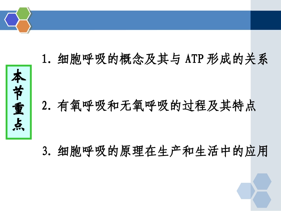 ATP的主要来源——细胞呼吸一轮复习_第2页