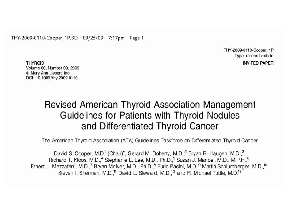 ata分化型甲癌指南解读-davidcooper-中文_第2页