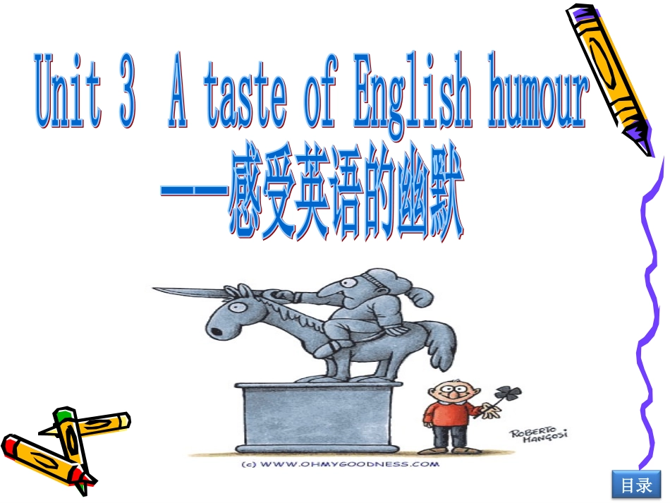 A taste of English humour  warming up_第1页