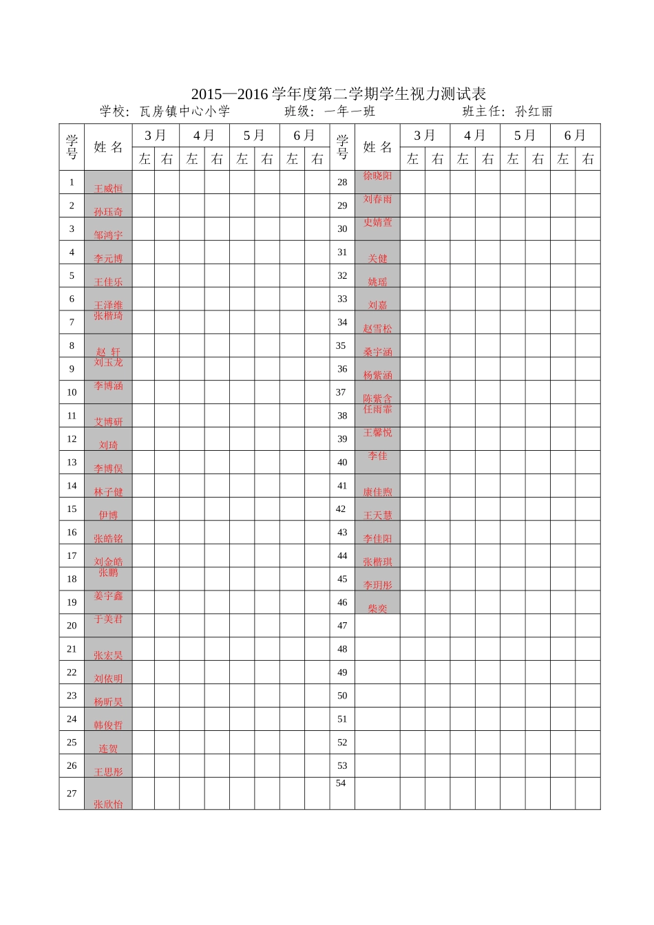 2015视力测查空表_第1页