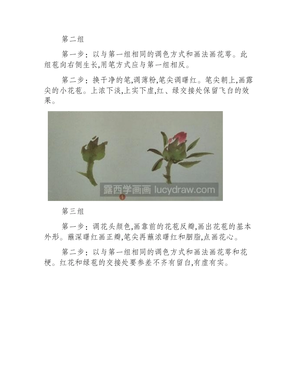 怎么绘制国画牡丹花苞国画教程_第2页