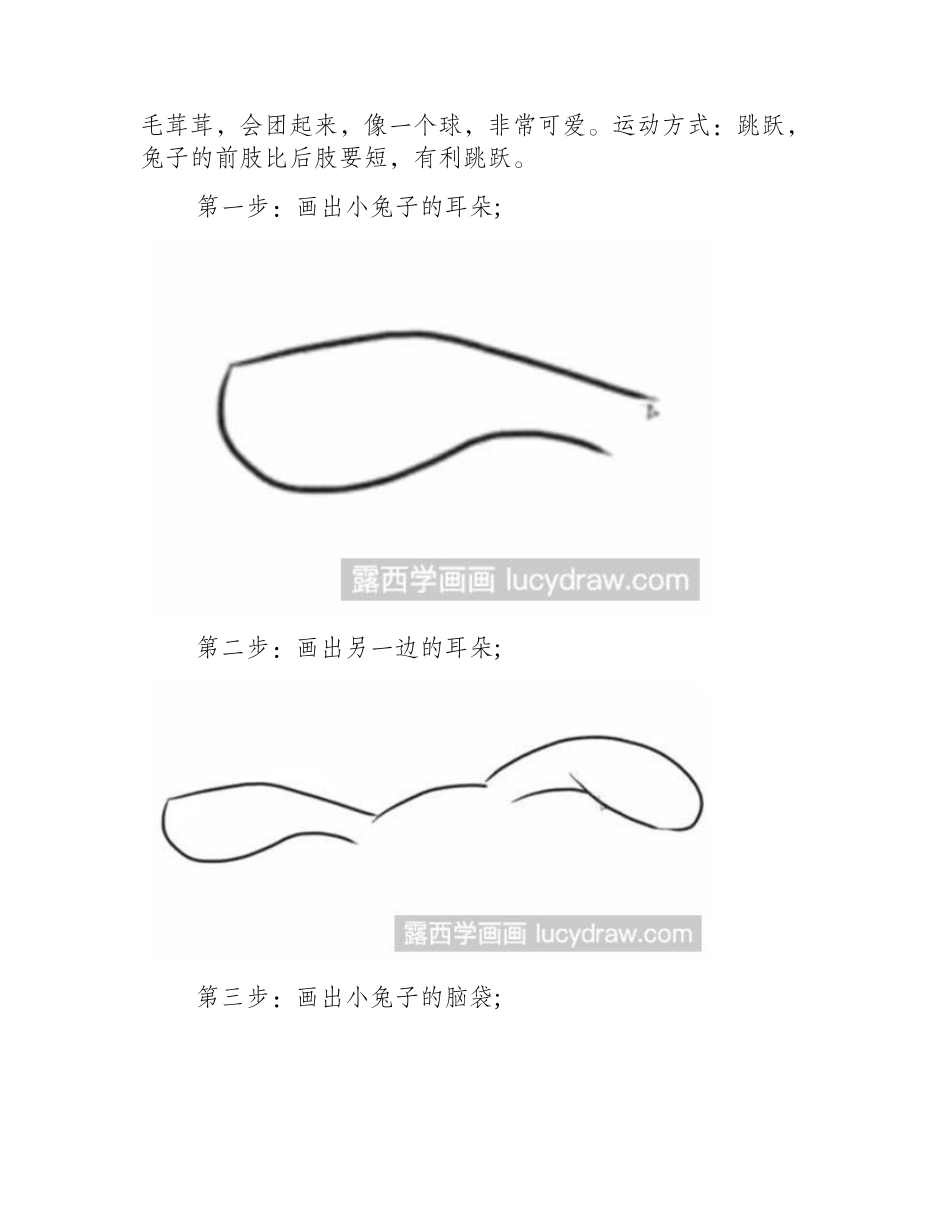 小兔子简笔画教程简笔画教程_第2页