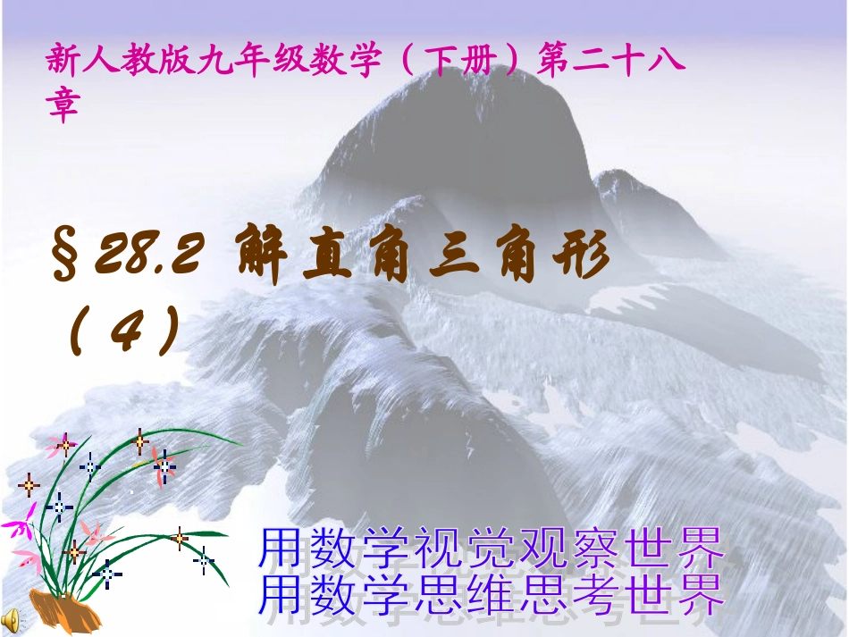 解直角三角形4_第1页