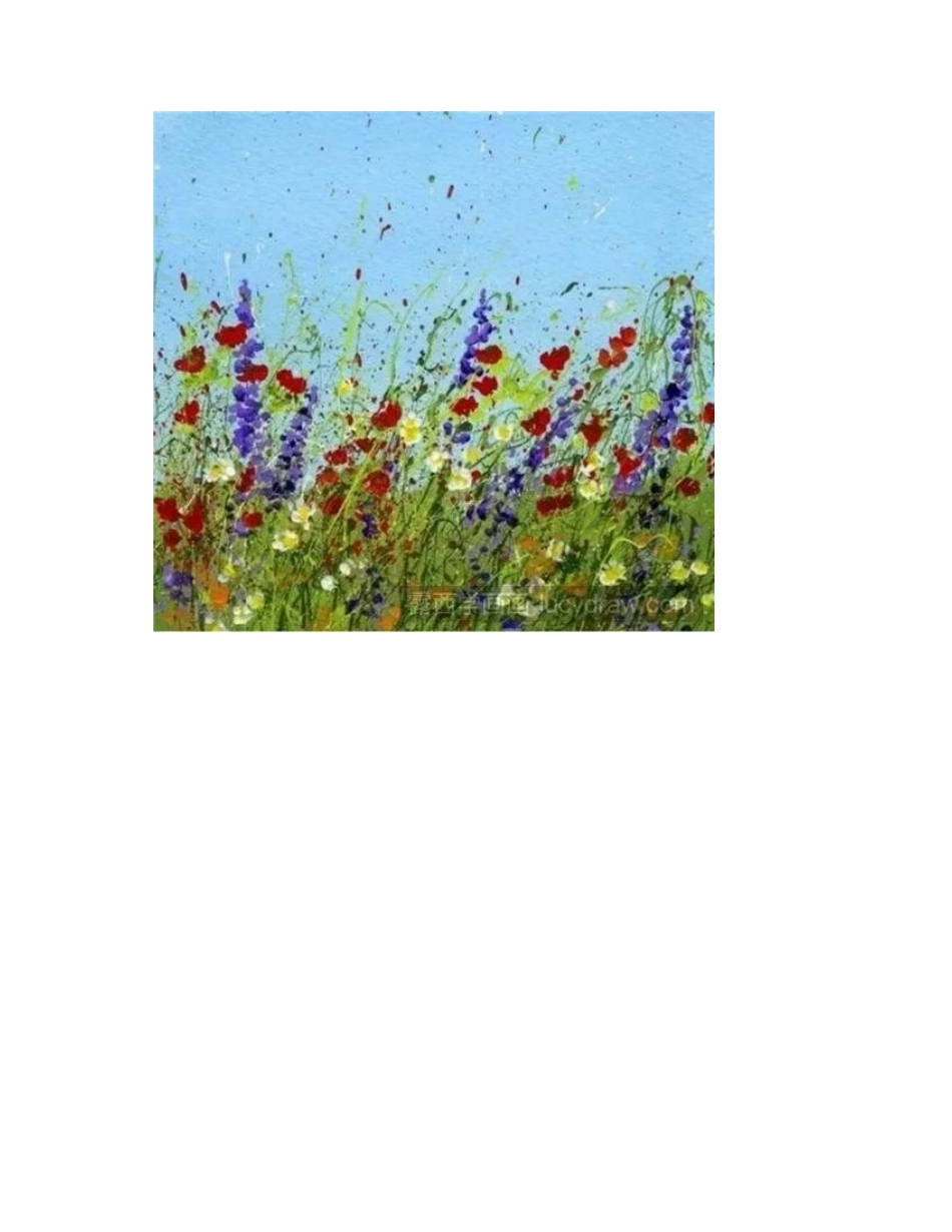 一组风景水粉画作品欣赏，教你怎么铺色_水粉画作品1_第2页