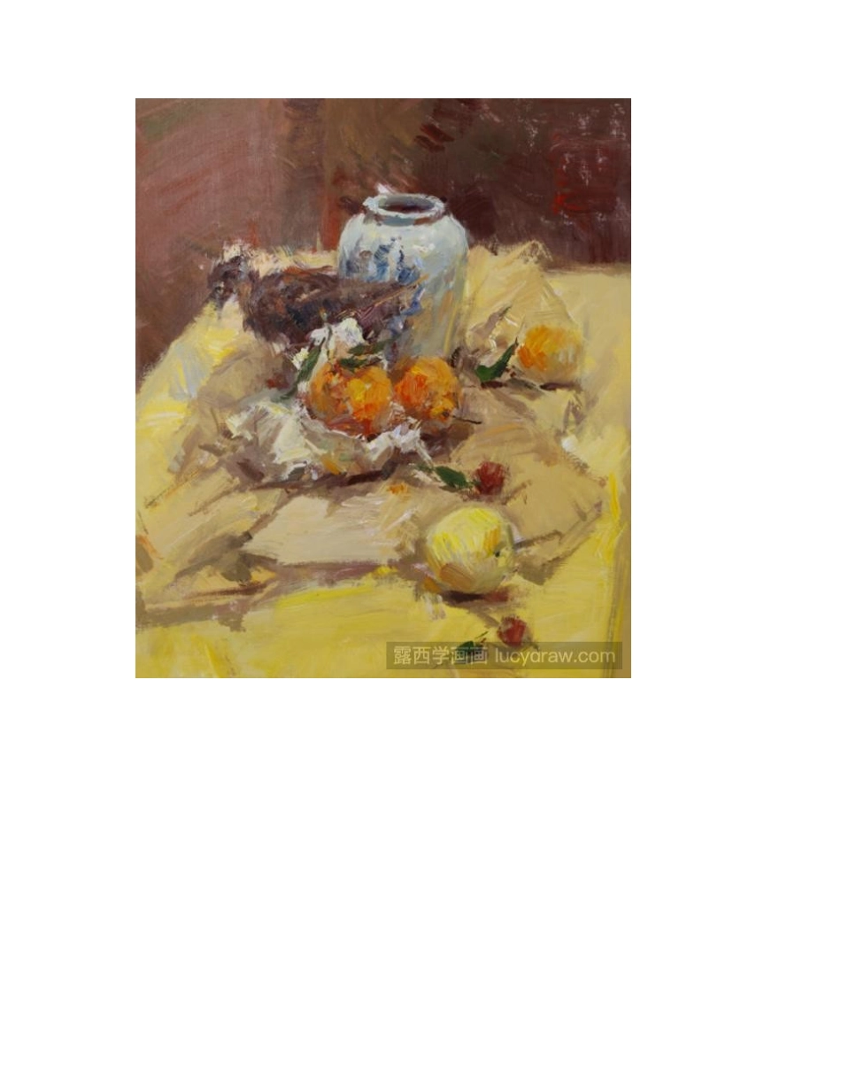 一组静物油画作品欣赏油画作品1_第2页