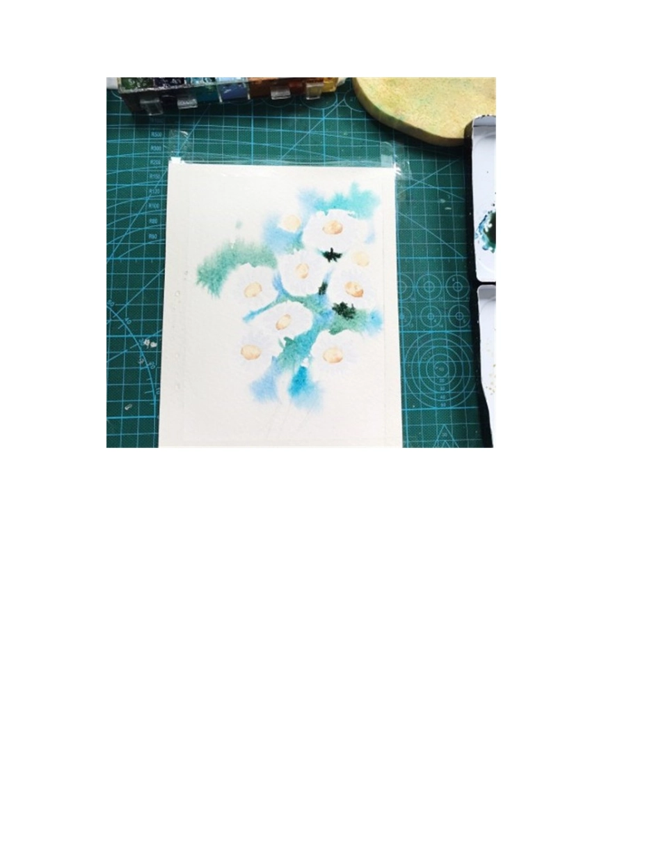 小雏菊怎么画_水彩画教程2_第2页