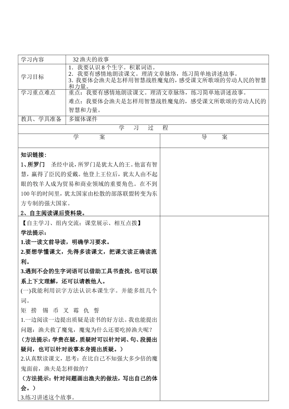 32渔夫的故事_第2页