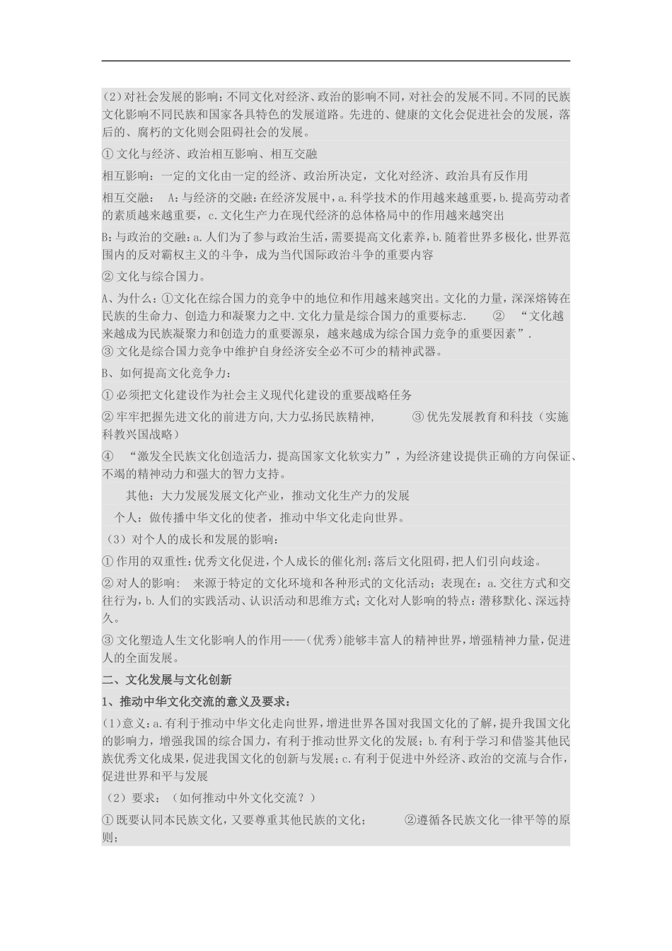 2016高考文化生活主观题集锦及答题技巧_第2页