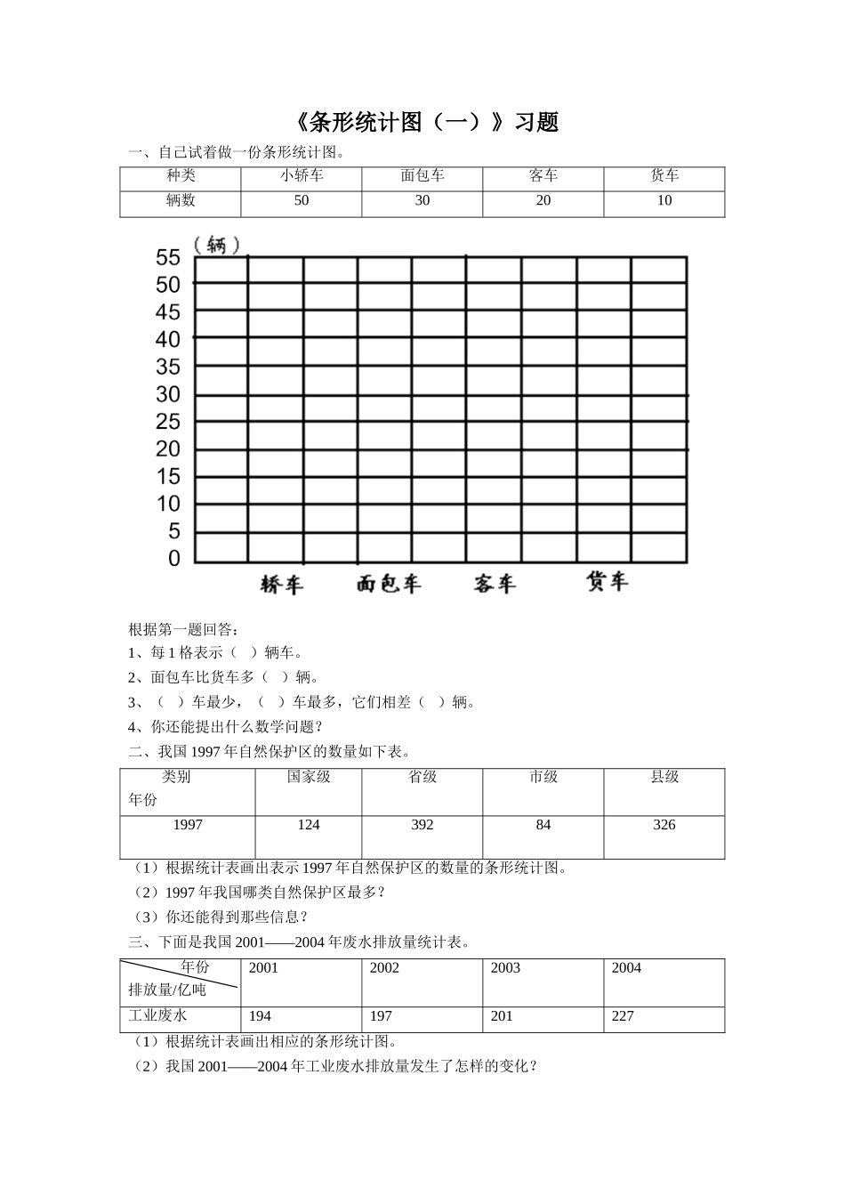 《17.条形统计图(一)》习题1_第1页
