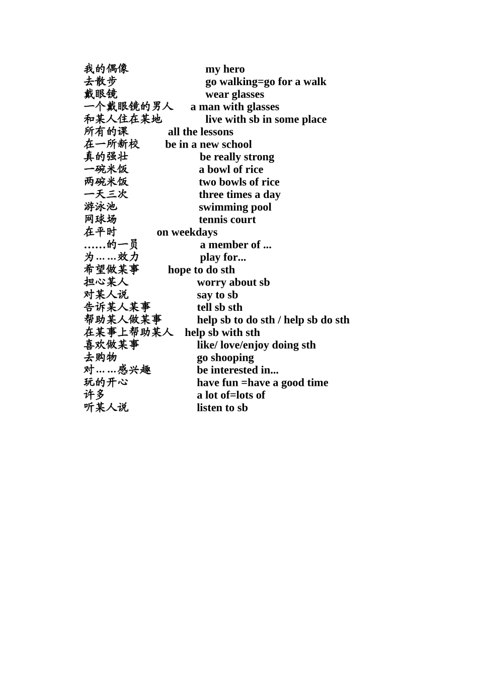 7AUnit2词组_第2页