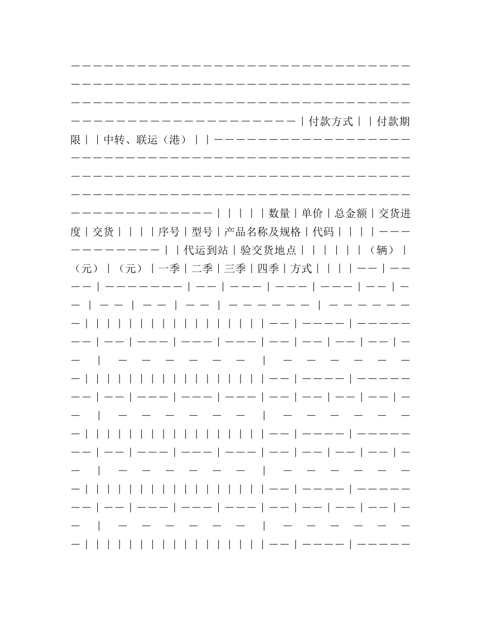 汽车产品供需合同 (2) _第2页