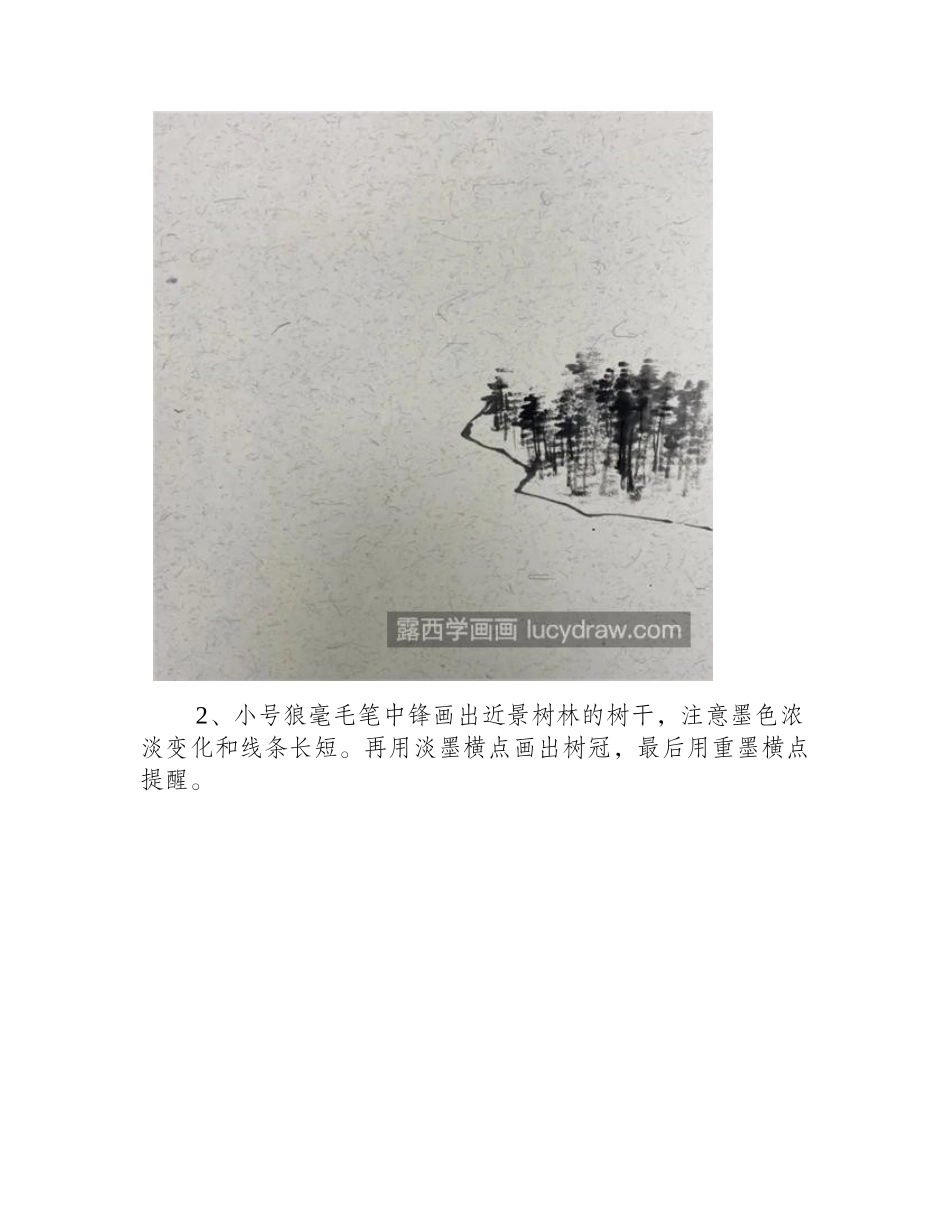 怎么画桂林山水_具体的国画步骤有几步_国画教程_第2页