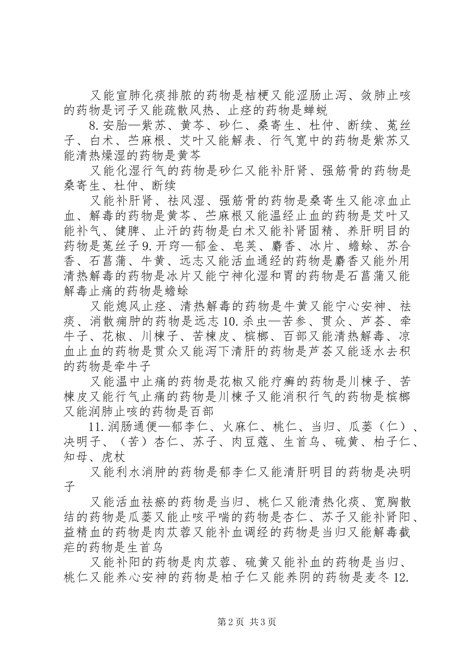 中药学学习体会_1_第2页