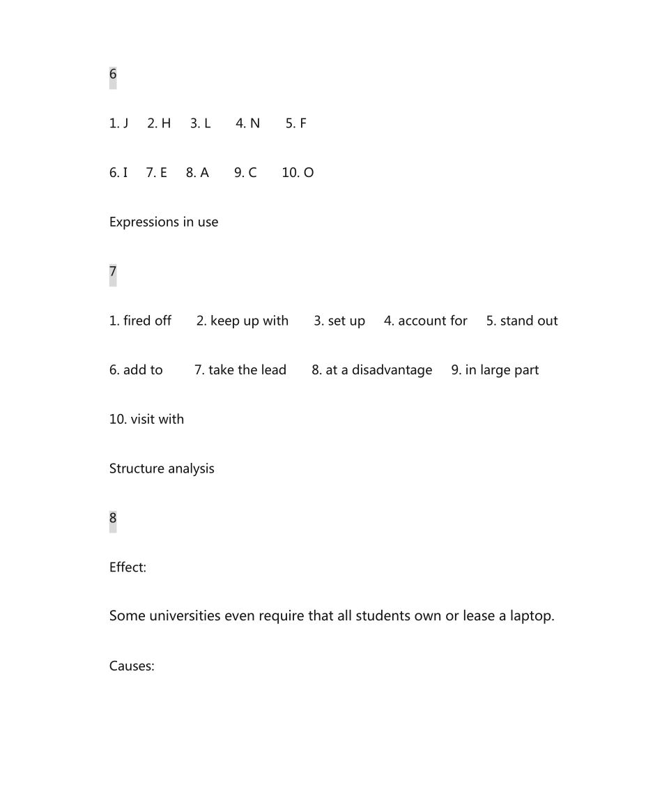 新视野大学英语(第三版)第一册第三单元课后练习答案 _第2页