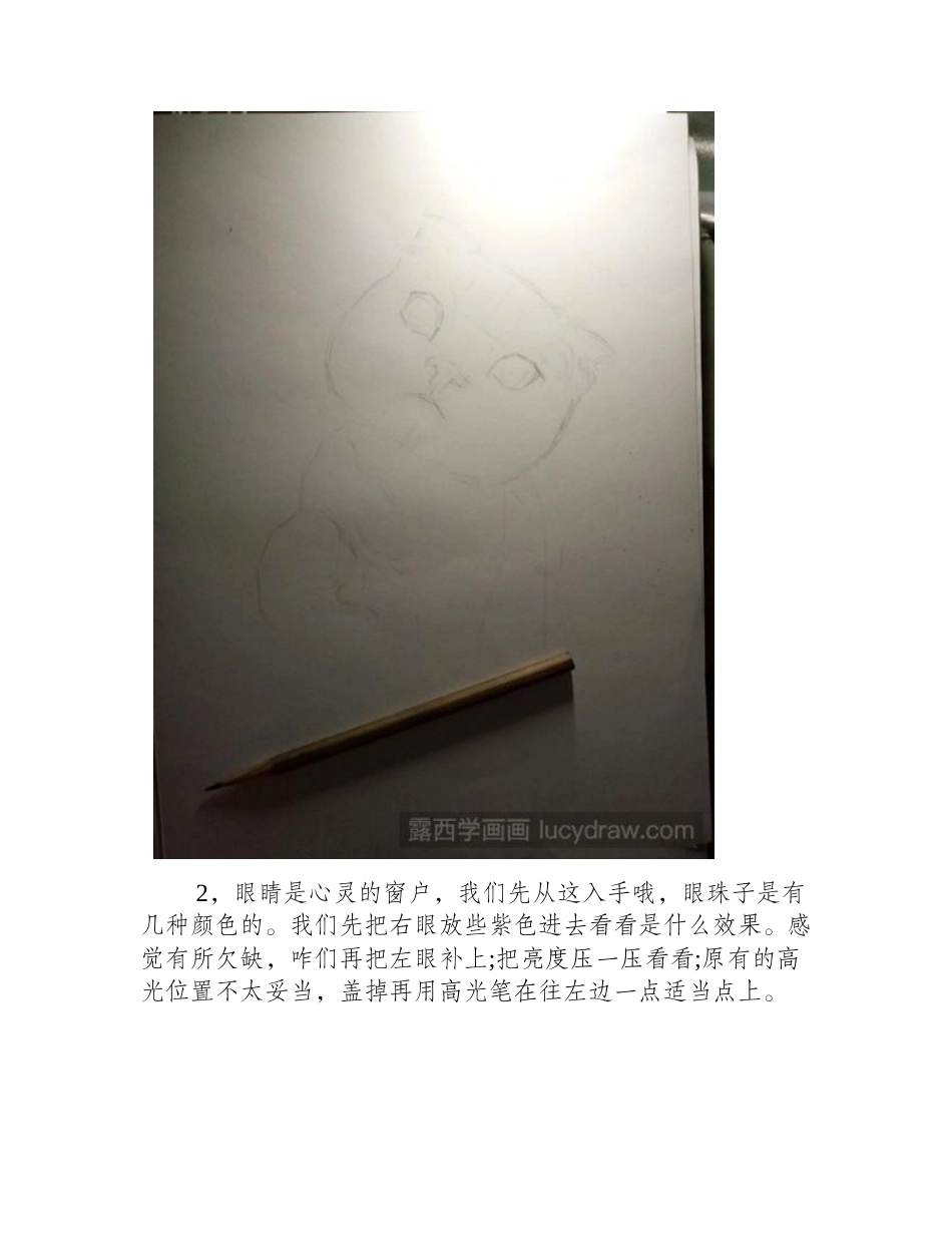 圆珠笔画猫咪教程钢笔画教程3_第2页