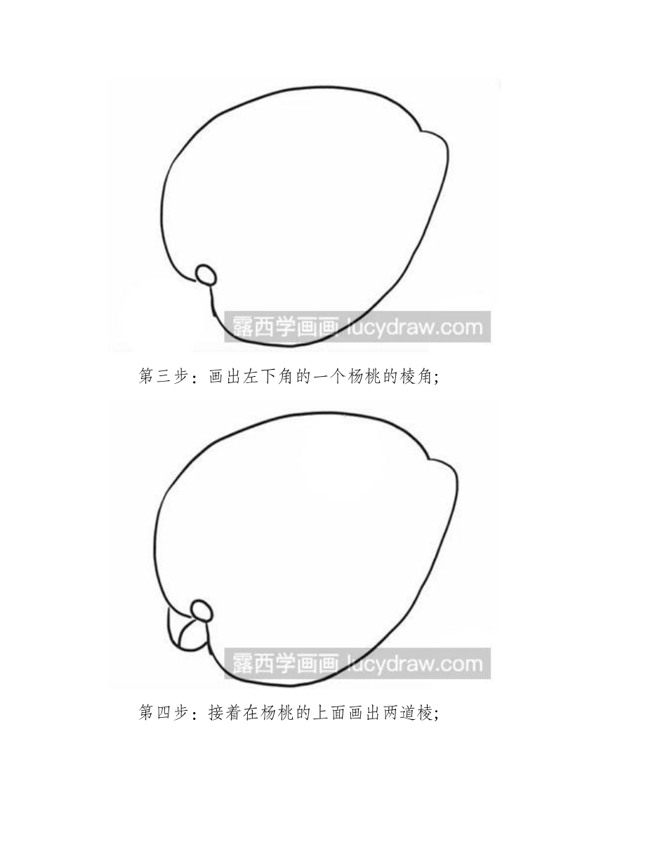 怎么画杨桃简笔画教程_第2页