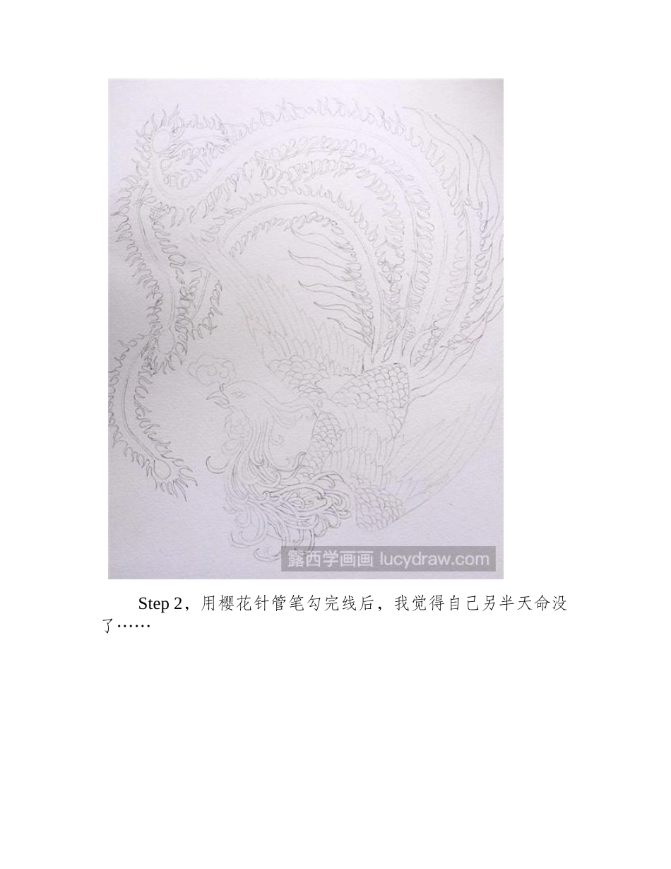 怎样画水彩凤凰水彩画教程_第2页