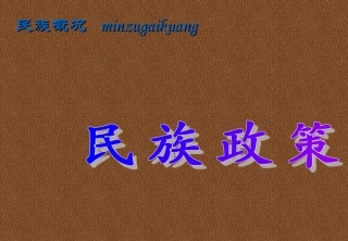 民族政策孙秀琴2