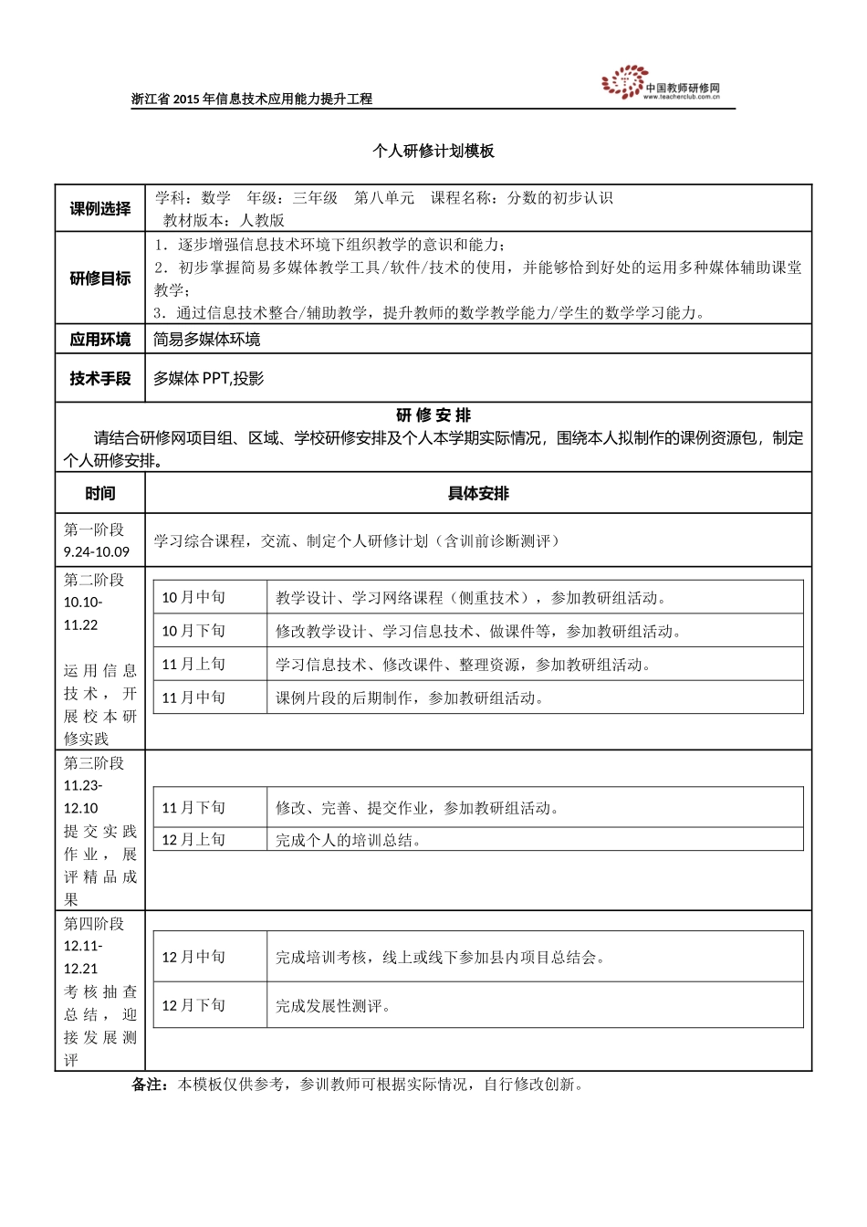 张燕个人研修计划_第1页