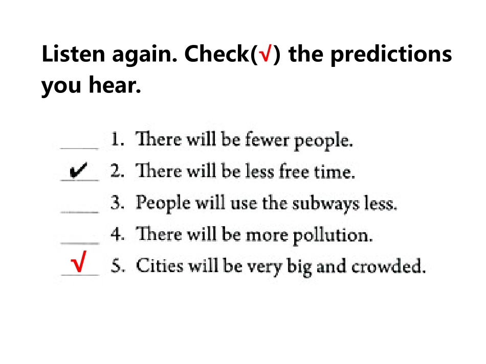 八年级英语unit7SectionA-(2a-2d)_第3页