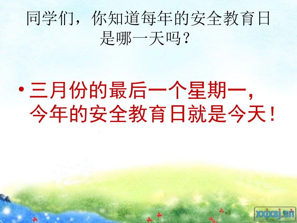 “强化安全意识-提高避险能力”主题班队会_第2页