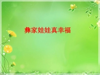 彝家娃娃真幸福