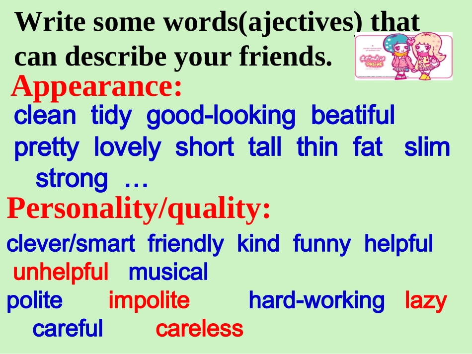 八年级英语8A-unit1--Friends-reading1-课件_第2页