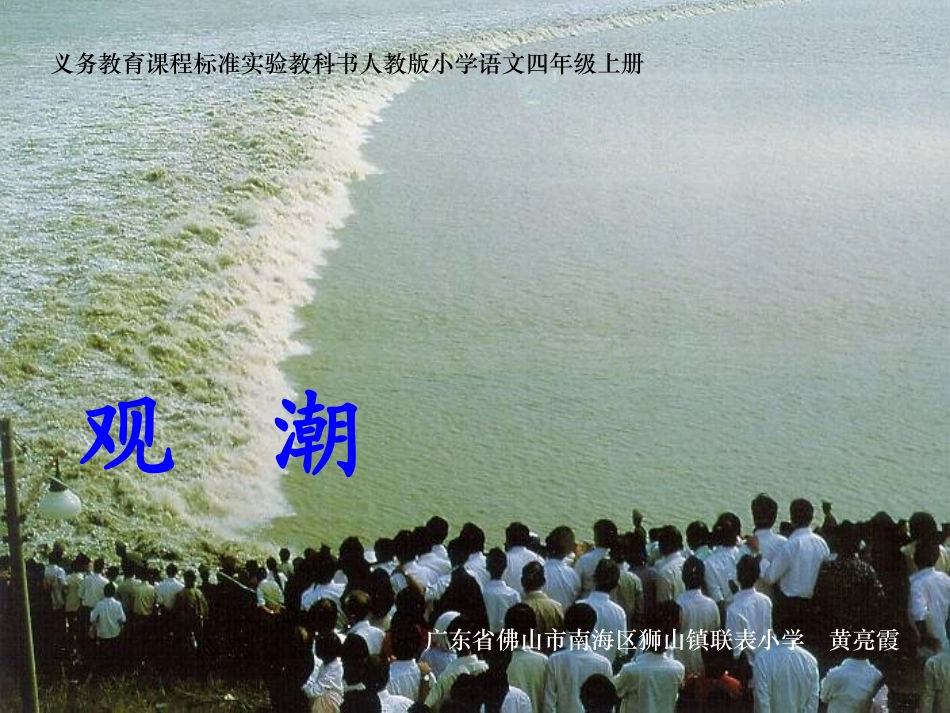 《观潮》课件-(2)_第1页