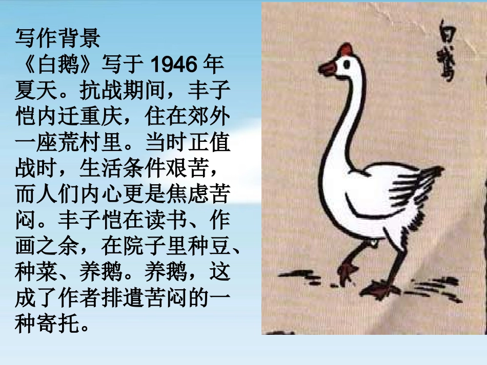 《白鹅》教学课件_第3页